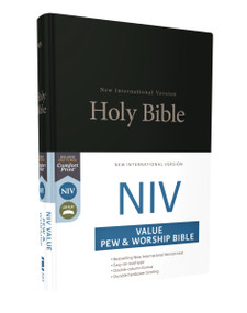 NIV, Church Bible (Value Pew Bible), Hardcover, Black by Zondervan, 9780310446200