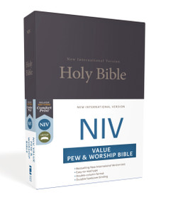 NIV, Church Bible (Value Pew Bible), Hardcover, Blue by Zondervan, 9780310446224