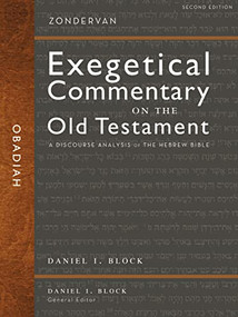 Obadiah (A Discourse Analysis of the Hebrew Bible) - 9780310571537 by Daniel I. Block, Daniel I. Block, 9780310571537