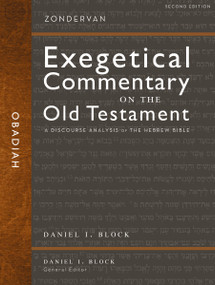 Obadiah (A Discourse Analysis of the Hebrew Bible) - 9780310571537 by Daniel I. Block, Daniel I. Block, 9780310571537