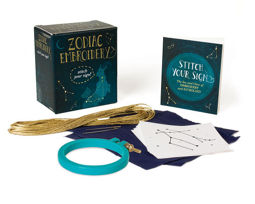 Zodiac Embroidery (Stitch Your Sign!) (Miniature Edition) by Anna Fleiss, 9780762463923