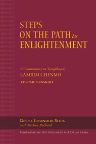 Steps on the Path to Enlightenment (A Commentary on Tsongkhapa's Lamrim Chenmo. Volume 5: Insight) by Lhundub Sopa, Dechen Rochard, 9781614293231