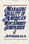 Managing Quality in America's Most Admired Companies by Jay Spechler, 9780898061185