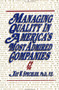 Managing Quality in America's Most Admired Companies by Jay Spechler, 9780898061185