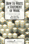 How to Write a Statement of Work by Peter S. Cole, Michael G. Martin, 9781567263640