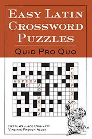 Easy Latin Crossword Puzzles by Virginia French Allen, Betty Wallace Robinett, 9780844284460