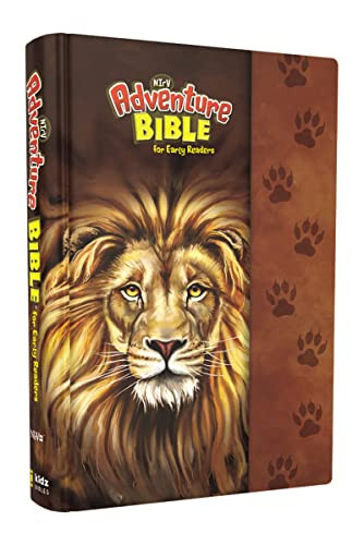 NIrV, Adventure Bible for Early Readers, Hardcover, Full Color, Magnetic Closure, Lion by Lawrence O. Richards, Zondervan, 9780310761396
