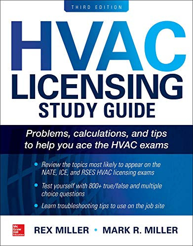 HVAC Licensing Study Guide, Third Edition by Mark R. Miller, Rex Miller, 9781260116007