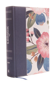 NIV, The Woman's Study Bible, Cloth over Board, Blue Floral, Full-Color, Red Letter (Receiving God's Truth for Balance, Hope, and Transformation) by Dorothy Kelley Patterson, Rhonda Kelley, Thomas Nelson, 9780785215158
