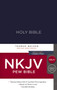 NKJV, Pew Bible, Hardcover, Blue, Red Letter, Comfort Print (Holy Bible, New King James Version) by Thomas Nelson, 9780785215943
