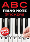 A B C Piano Note Stickers (Miniature Edition) by Dover Publications, Inc., 9780486820316