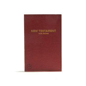 CSB Pocket New Testament with Psalms, Burgundy Trade Paper by CSB Bibles by Holman, 9781462779994