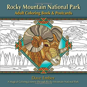 Rocky Mountain National Park Adult Coloring Book & Postcards, 9781560376576