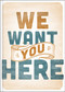 We Want You Here by Thom S. Rainer, 9781462780891