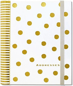 LG ADDR BK GOLD DOTS by , 9781441323859