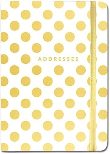 ADDRESS BOOK GOLD DOTS (Miniature Edition), 9781441320377