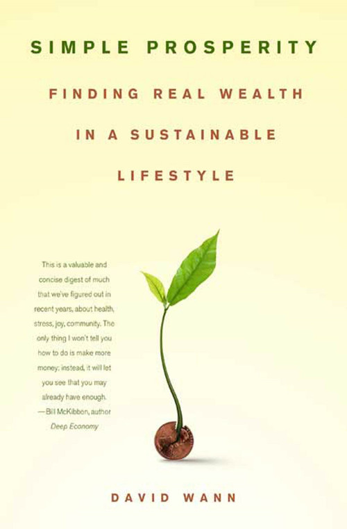 Simple Prosperity (Finding Real Wealth in a Sustainable Lifestyle) by David Wann, 9780312361419