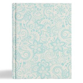 KJV Notetaking Bible, Blue Floral Cloth Over Board by Holman Bible Publishers, 9781433645594