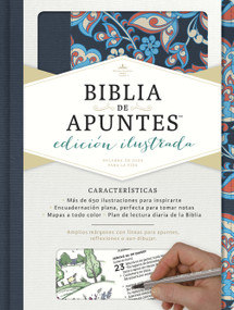 RVR 1960 Biblia de apuntes, edición ilustrada, tela en rosado y azul (Spanish Edition) by B&H Español Editorial Staff, 9781462746484