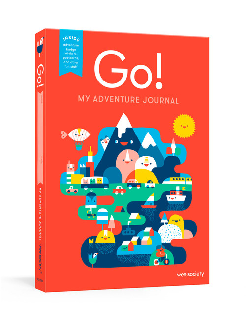 Go! (Red) (A Kids' Interactive Travel Diary and Journal) by Wee Society, 9781524763022