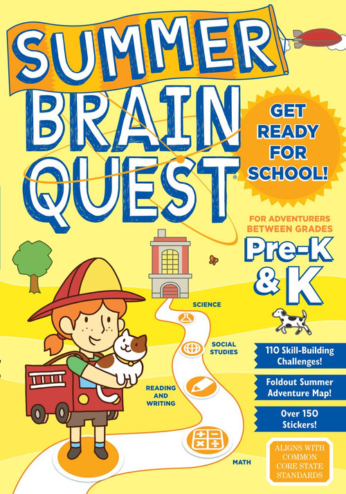 Summer Brain Quest: Between Grades Pre-K & K by Workman Publishing, Bridget Heos, Kimberly Oliver Burnim, Edison Yan, Maris Wicks, 9781523502998