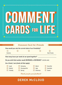 Comment Cards for Life by Derek McCloud, 9781440586323