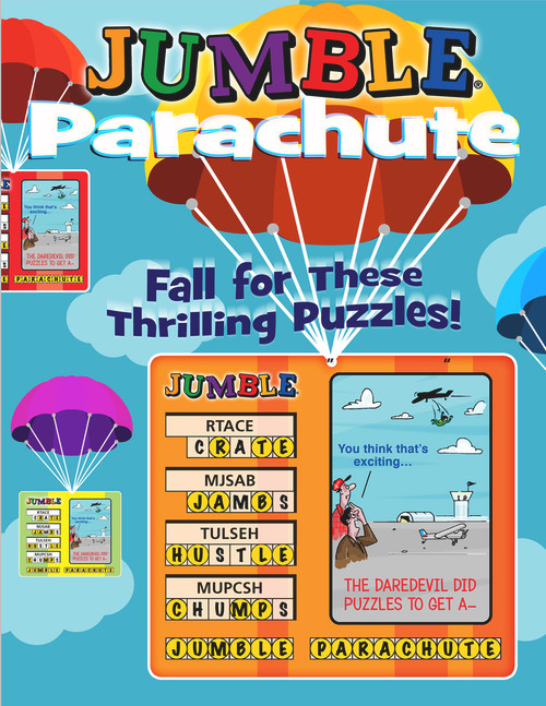 Jumble® Parachute (Fall for These Thrilling Puzzles!) by Tribune Content Agency LLC, 9781629375489