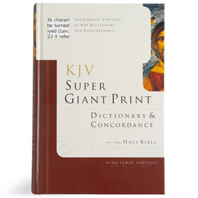 KJV Super Giant Print Dictionary & Concordance by George W. Knight, 9780805494921
