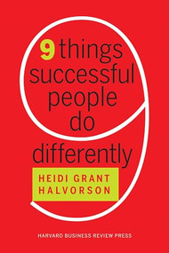 Nine Things Successful People Do Differently - 9781633694132 by Heidi Grant Halvorson, 9781633694132