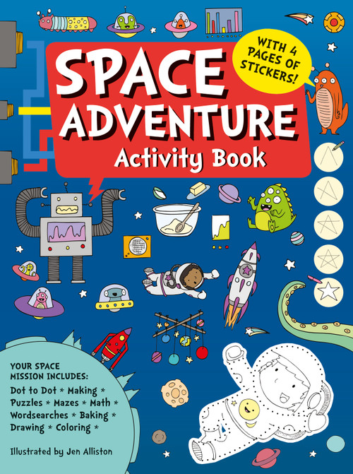 Space Adventure Activity Book by Jen Alliston, 9781787080034