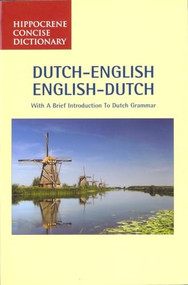Dutch-English/English-Dutch Concise Dictionary by Editors of Hippocrene Books, 9780870529108
