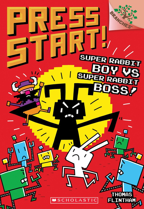 Super Rabbit Boy vs. Super Rabbit Boss!: Branches Book (Press Start! #4) by Thomas Flintham, Thomas Flintham, 9781338034752