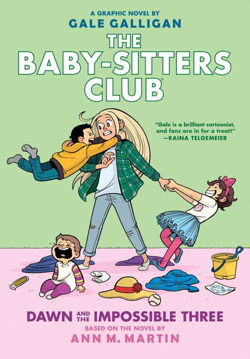 Dawn and the Impossible Three (Baby-sitters Club Graphic Novel #5): Graphix Book (Full-Color Edition) by Ann M. Martin, Gale Galligan, 9781338067309