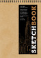 Sketchbook 7 x 10" Fliptop Landscape Kraft Spiral Hardcover Mixed Media Sketchbook for Drawing (Acid-Free Quality Paper (128 pages)) by Union Square & Co., 9781454931485