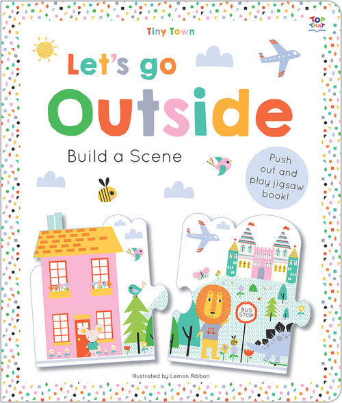 Tiny Town Let's Go Outside by Joshua George, Lemon Ribbon, 9781787003811
