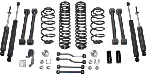 2003-2006 Jeep TJ Wrangler 4" Lift Rear Kit W/ MaxTrac Shocks - MaxTrac 889640-2