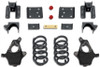 2007-2013 GMC Sierra 2wd/4wd 4/6" Lowering Kit - MaxTrac K331346