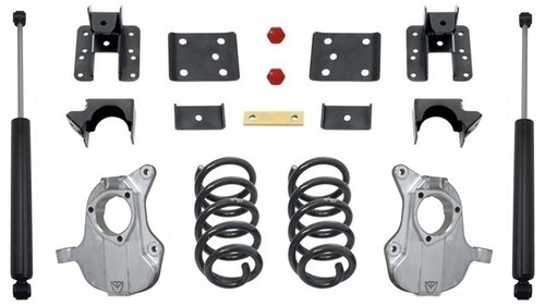 2016.5-2018 GM 1500 2wd (Extended / Crew Cab) 4/6" MaxPro Lowering Kit - MaxTrac KA331546-8