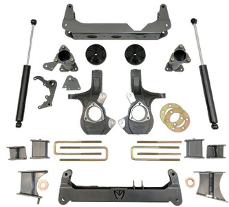 2007-2013 GMC Sierra 1500 2wd/4wd 7/5" Lift Kit W/ MaxTrac Shocks - MaxTrac K941370