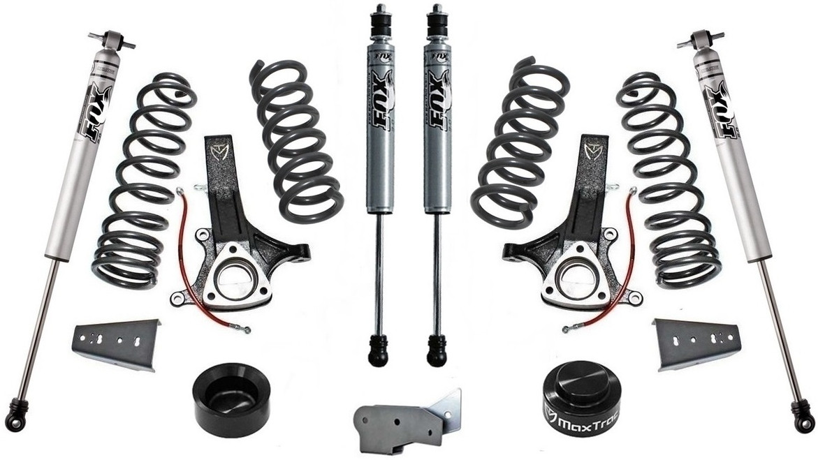 Dodge Ram 1500 Leveling Kit 2Wd >> 2014-2018 Dodge RAM 1500 2wd Eco Diesel 6.5"/4.5" Lift Kit W/ FOX Shocks - MaxTrac K882464F ... Dodge Ram 1500 Leveling Kit 2Wd >> 2014-2018 Dodge RAM 1500 2wd Eco Diesel 6.5"/4.5" Lift Kit W/ FOX Shocks - MaxTrac K882464F ...
