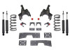 1988-1998 V8 GM C1500 & C2500 Standard & Extended Cab 4/6 Lowering Spindle Kit - MaxTrac K330546H-8