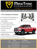 2003-2008 Dodge RAM 2500 2wd 6" Lift Kit W/ Shocks - MaxTrac K882262L (Flyer)
