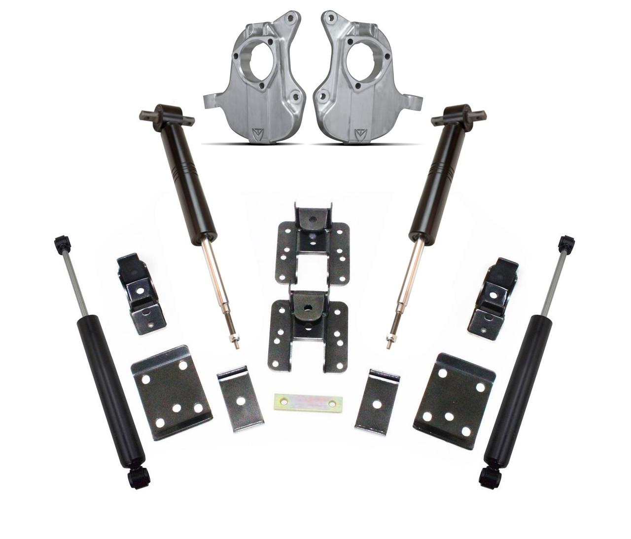 20162018 Chevy & GMC 1500 2wd Adjustable 3/5" or 4/6" Lowering Kit