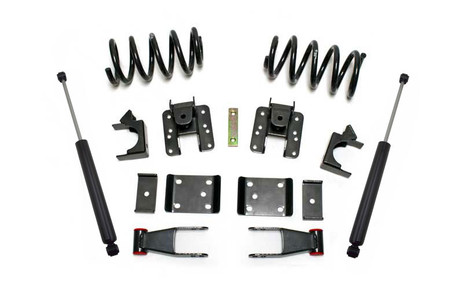 2007-2013 GM 1500 2wd/4wd (Extended/Crew Cab) 2/4" Lowering Kit - MaxTrac K331324-8