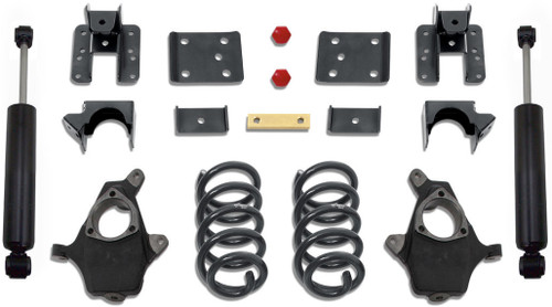 2007-2013 GM 1500 2wd/4wd (Extended / Crew Cab) 4/6" Lowering Kit - MaxTrac K331346-8