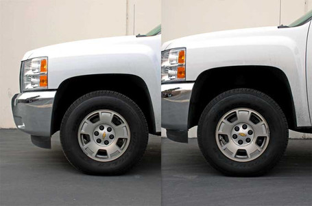 2007-2022 Chevy Silverado 1500 2wd/4wd 2" Lift Strut Spacers - MaxTrac 831320 (Installed After)