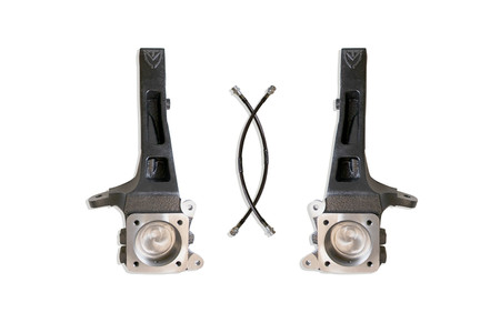 2005-2022 Toyota Tacoma (6 Lug) 2wd 4" Lift Spindles W/ Extended Brake Lines - MaxTrac 706840