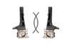 2005-2023 Toyota Tacoma (6 Lug) 2wd 4" Lift Spindles W/ Extended Brake Lines - MaxTrac 706840