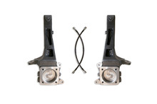 2005-2023 Toyota Tacoma (6 Lug) 2wd 4" Lift Spindles W/ Extended Brake Lines - MaxTrac 706840
