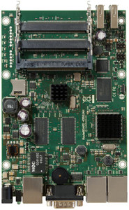 MikroTik RB435G RouterBOARD 680MHz 2 USB ports 5 mPCI slots 3 Gigabit ( RB435G )